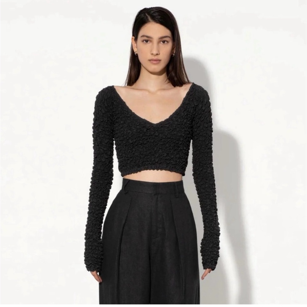 Mara Hoffman Soma Popcorn Top - Black - Size XL - NWT - Rare